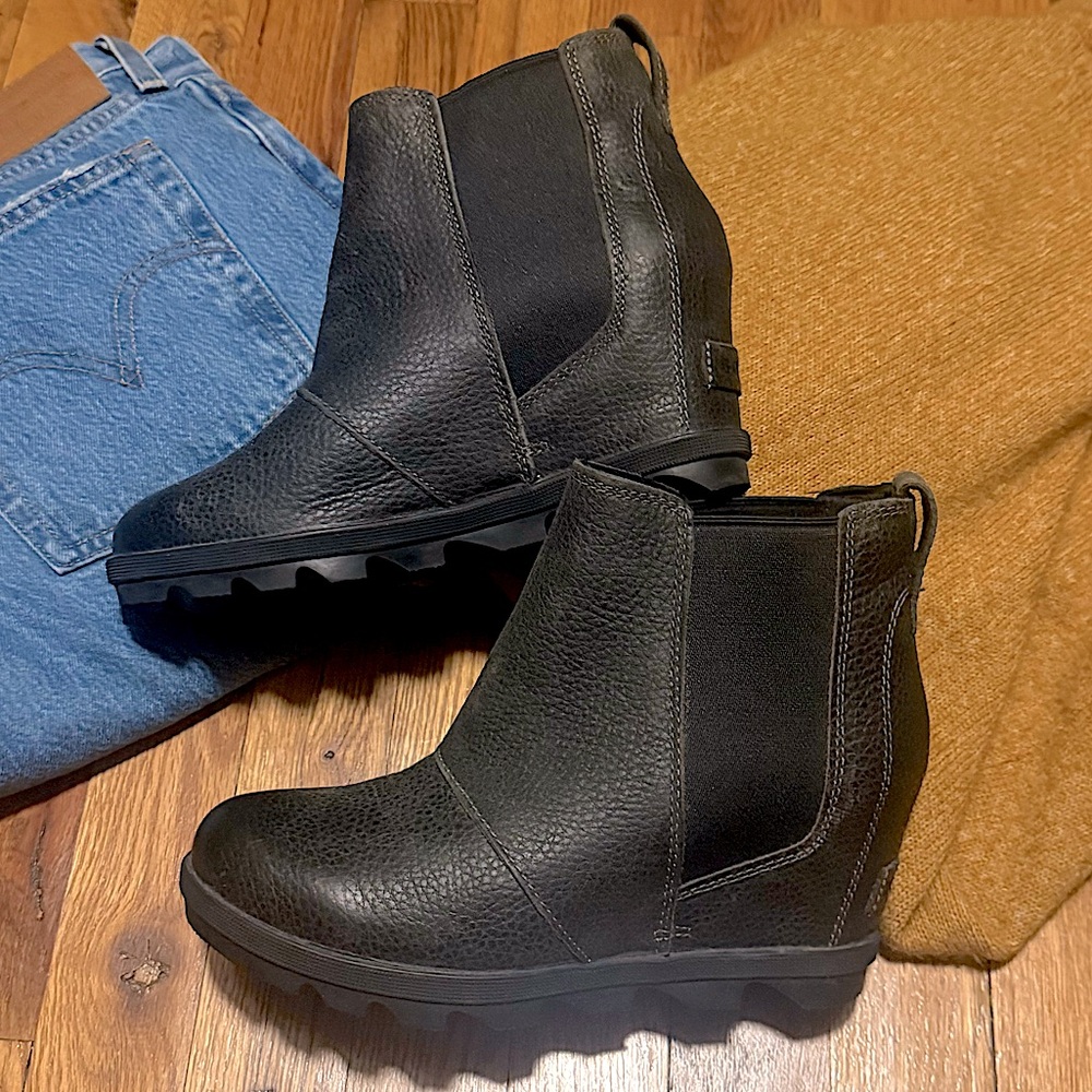 Sorel Black Ankle Boots
